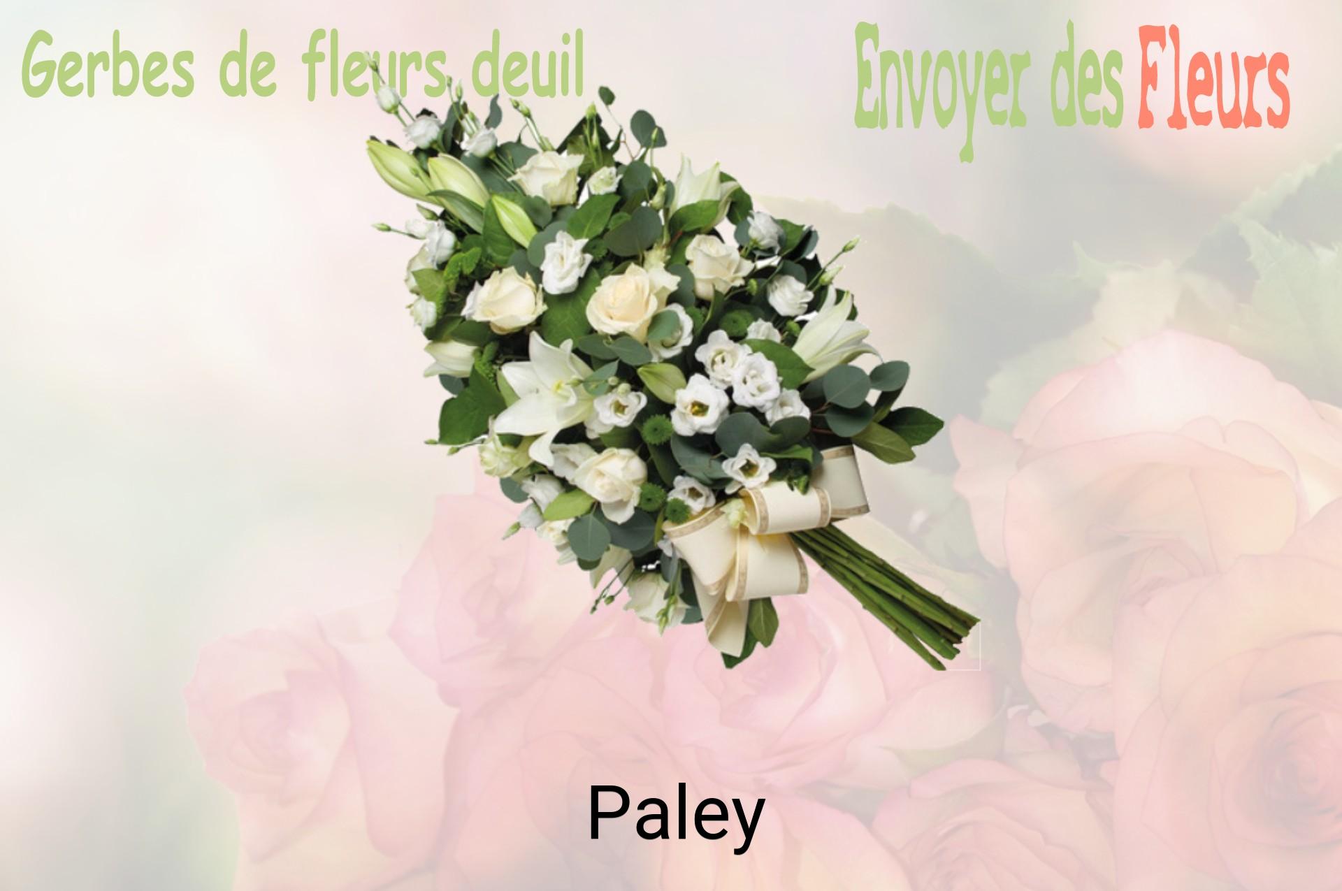 Gerbe de fleurs de deuil livrée à Paley